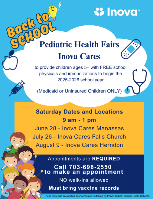 Back to School Physicals and Immunizations 2